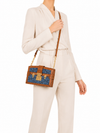 Bolso "Denim Calfskin Malletage Truck Clutch"
