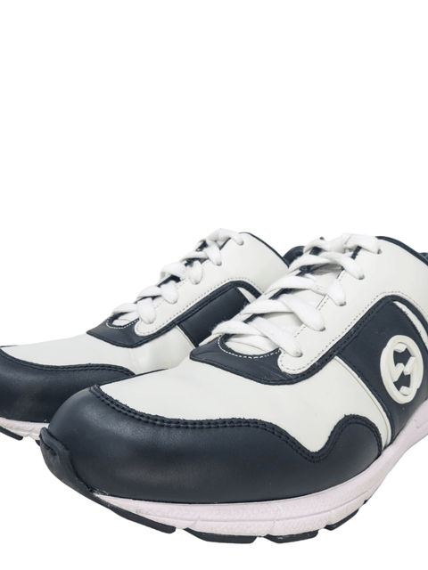 Tenis "Interlocking G Logo Leather Sneakers"