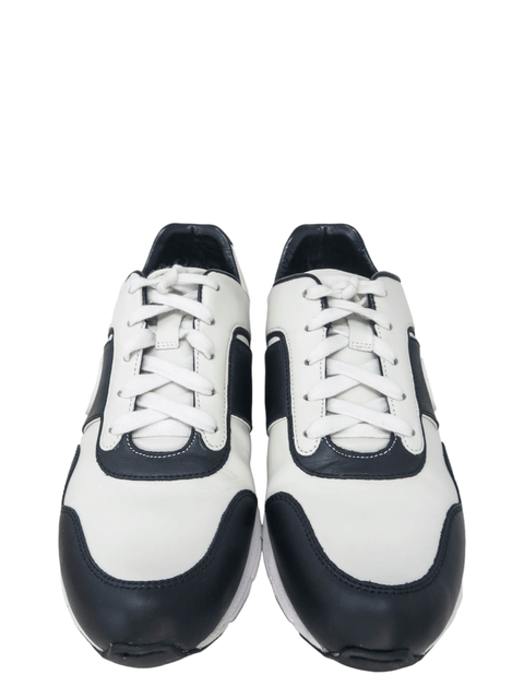 Tenis "Interlocking G Logo Leather Sneakers"