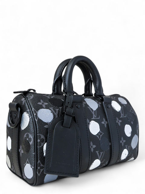 Bolso "Louis Vuitton x Yayoi Kusama Keepall Bandoulière 25"