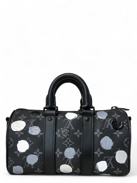 Bolso "Louis Vuitton x Yayoi Kusama Keepall Bandoulière 25"