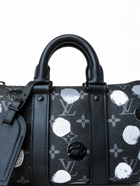 Bolso "Louis Vuitton x Yayoi Kusama Keepall Bandoulière 25"