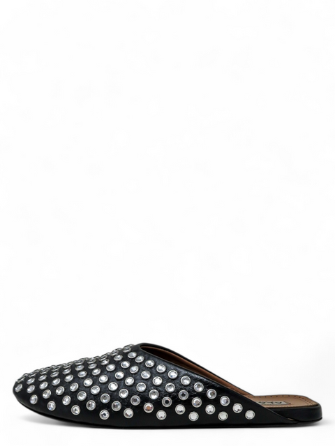 Mules "Leather Crystal"