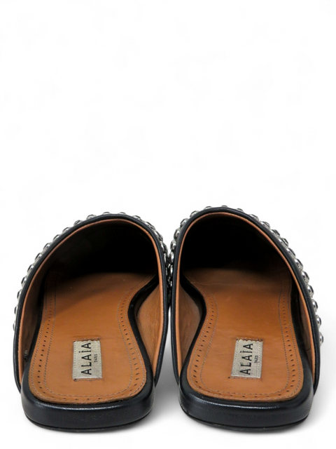 Mules "Leather Crystal"
