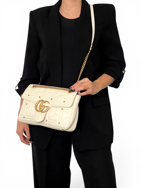 Bolso "GG Marmont Metalassé"
