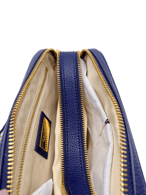 Bolso "Carrie 24 Navy Leather Crossbody Bag"