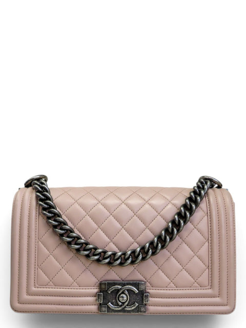 Bolso "Lambskin Quilted Medium Boy Flap"