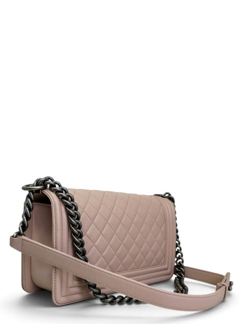 Bolso "Lambskin Quilted Medium Boy Flap"