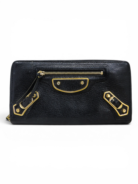 Billetera "Continental Metallic Edge Zip-Around"
