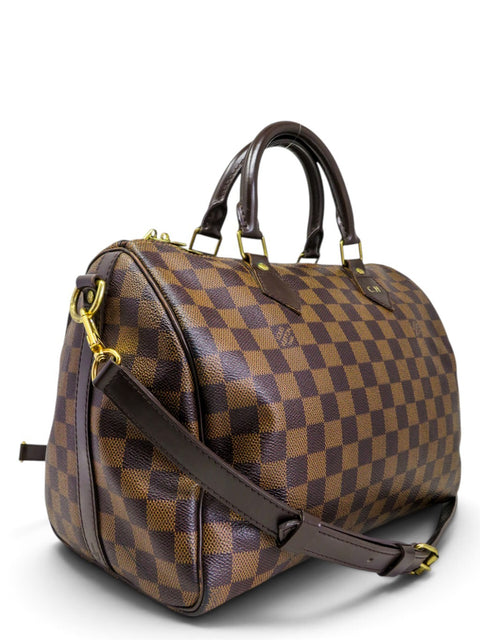 Bolso "Damier Ebene Speedy 30 Bandoliere"