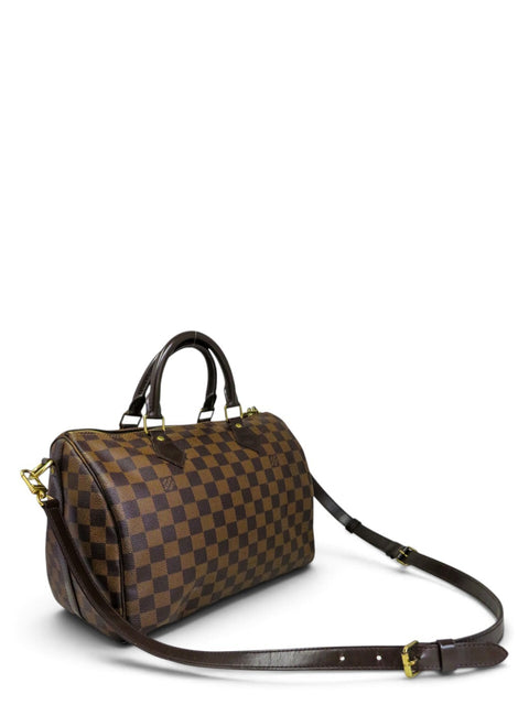 Bolso "Damier Ebene Speedy 30 Bandoliere"