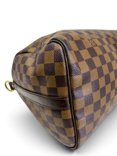 Bolso "Damier Ebene Speedy 30 Bandoliere"