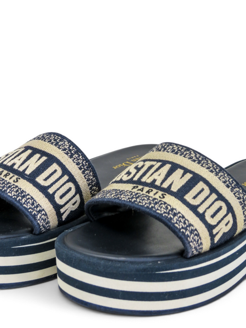 Sandalias "Dior Dway Platform Slide"