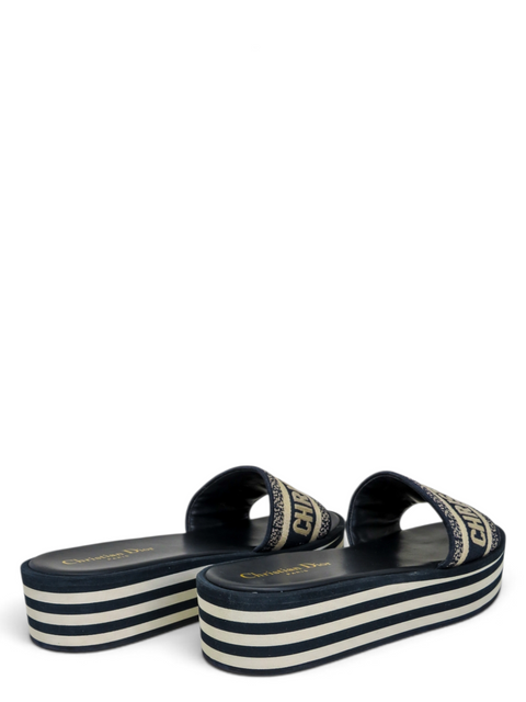 Sandalias "Dior Dway Platform Slide"