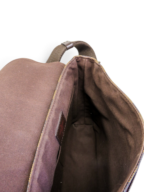 Bolso "Damier Ebene Brooklyn PM"