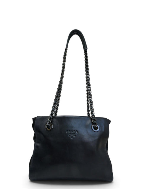 Bolso "Tessuto Catena Chain Shoulder Bag"