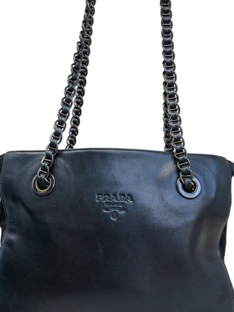 Bolso "Tessuto Catena Chain Shoulder Bag"