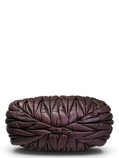 Bolso "Prugna Matelassé Nappa Large Shopping Tote"