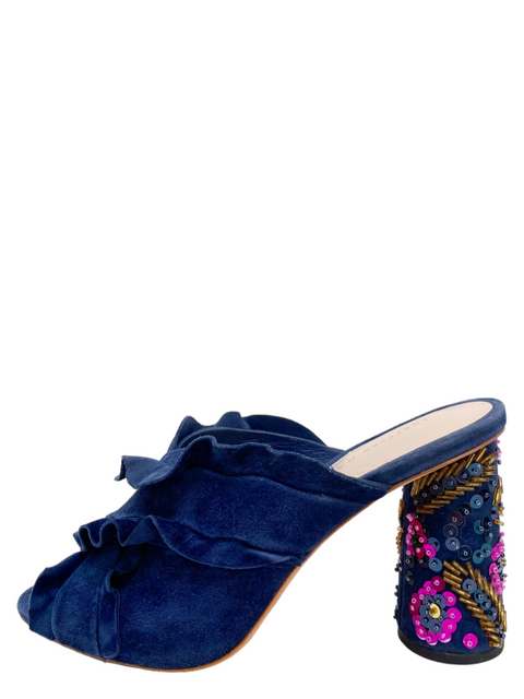 Tacones "Suede Beaded Accents Slides"