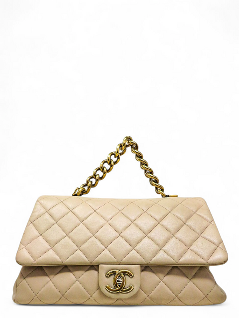 Bolso "Paris-Rome Large Trapezio Flap Bag"