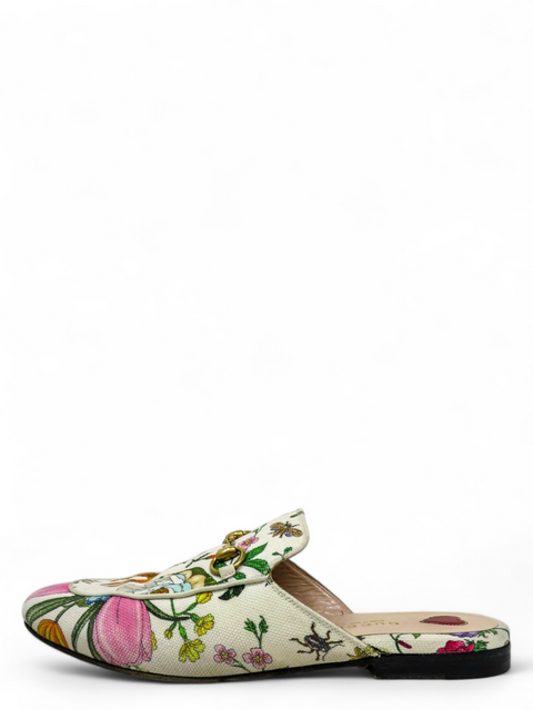 Mules "Flora Print Canvas Mules"