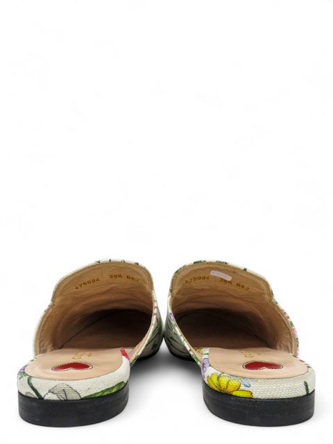 Mules "Flora Print Canvas Mules"