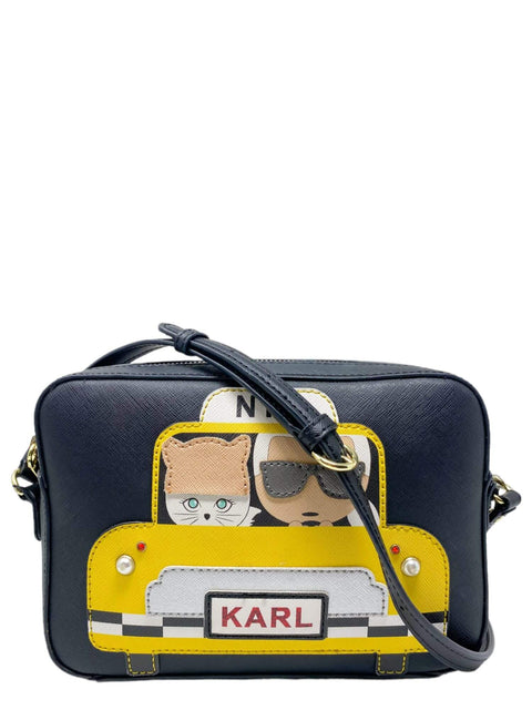 Bolso "Maybelle Paris Black NYC Taxi Cat Crossbody"