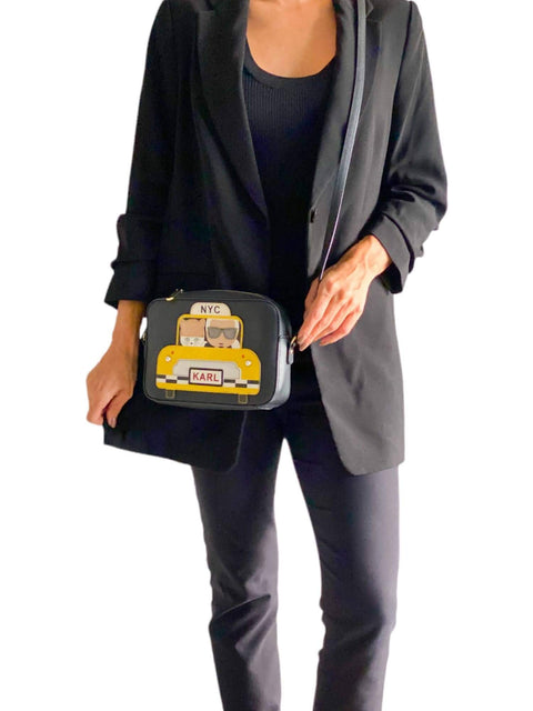 Bolso "Maybelle Paris Black NYC Taxi Cat Crossbody"