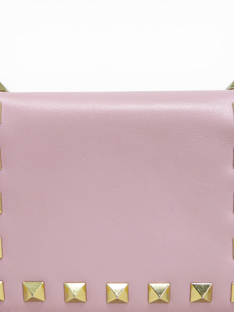 Billetera "Small Rockstud Calfskin"