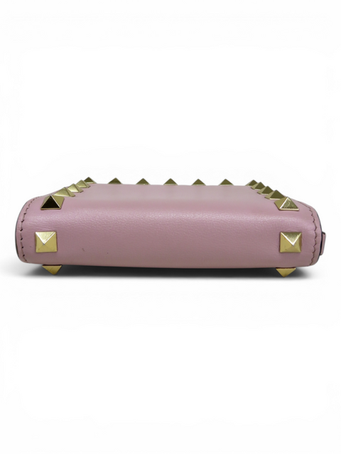 Billetera "Small Rockstud Calfskin"