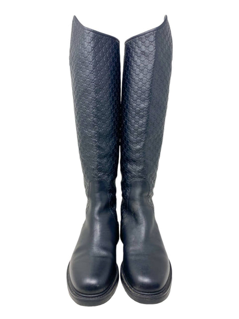 Botas "GG Signature Leather Riding Boots"