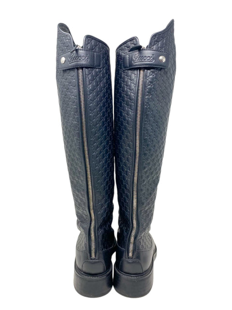 Botas "GG Signature Leather Riding Boots"