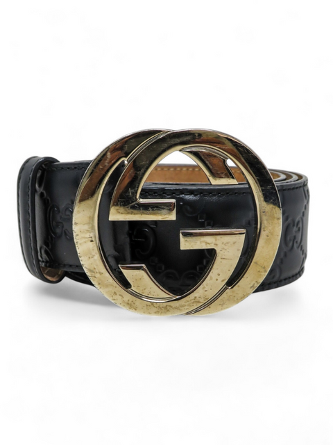 Correa "Interlocking G Logo Leather Belt"