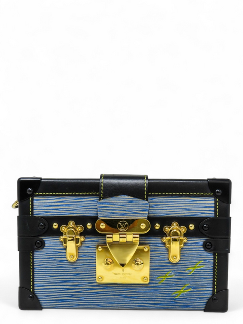Bolso "Epi Petite Malle Denim Light"