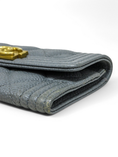 Monedero "Caviar Quilted Boy Card Holder Wallet"