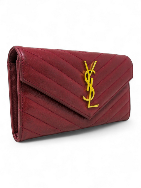 Billetera "Cassandre Matelassé Large Flap Wallet"