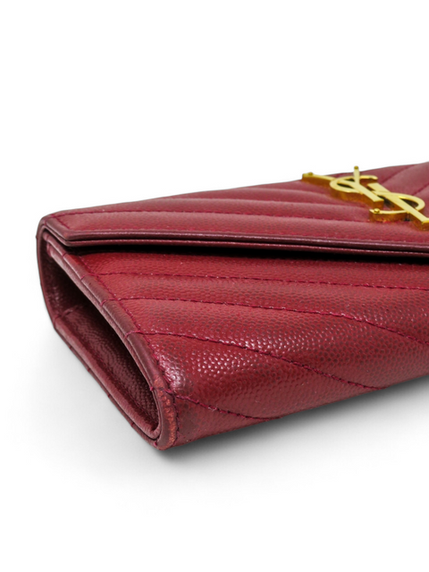 Billetera "Cassandre Matelassé Large Flap Wallet"