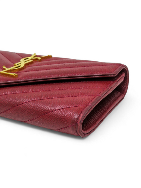 Billetera "Cassandre Matelassé Large Flap Wallet"