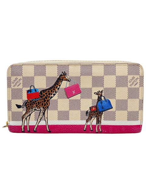 Billetera "Damier Azur 2017 Christmas Animation Zippy Wallet"