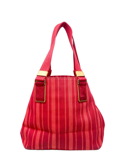 Bolso "Rouge Grenadine Denim Striped Articles De Voyage Bag"