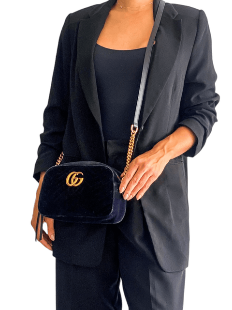 Bolso "Small GG Marmont Velvet"