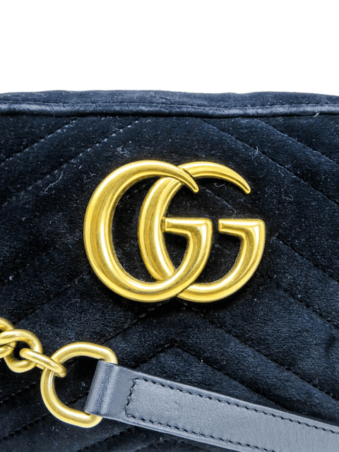 Bolso "Small GG Marmont Velvet"