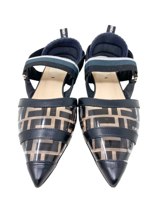 Sandalias "Colibri Zucca FF Logo Slingback Flats"