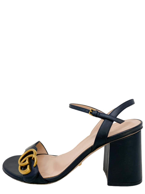 Sandalias "Leather Mid Heel Sandals"