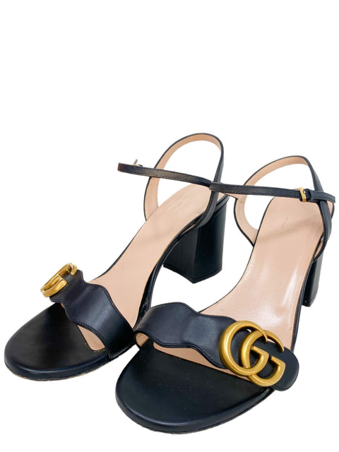 Sandalias "Leather Mid Heel Sandals"