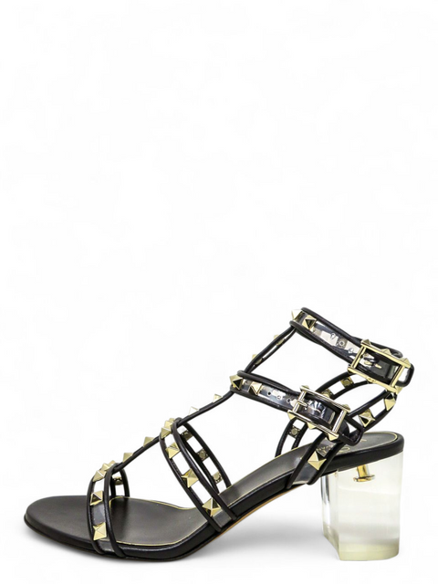 Sandalias "Rockstud Transparent"