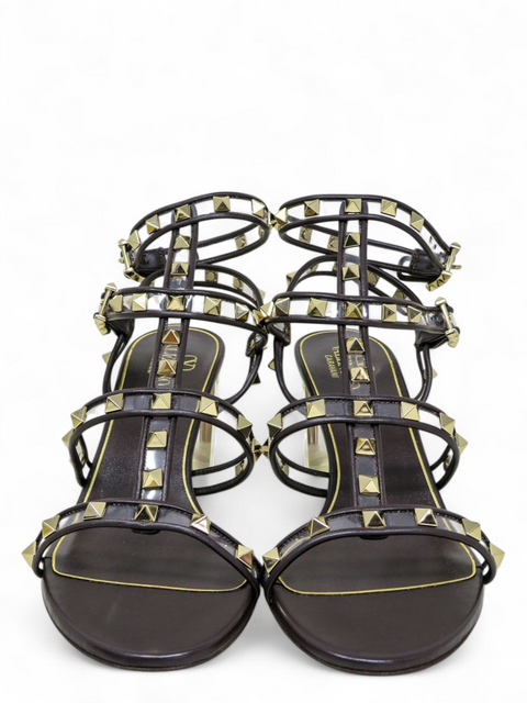 Sandalias "Rockstud Transparent"