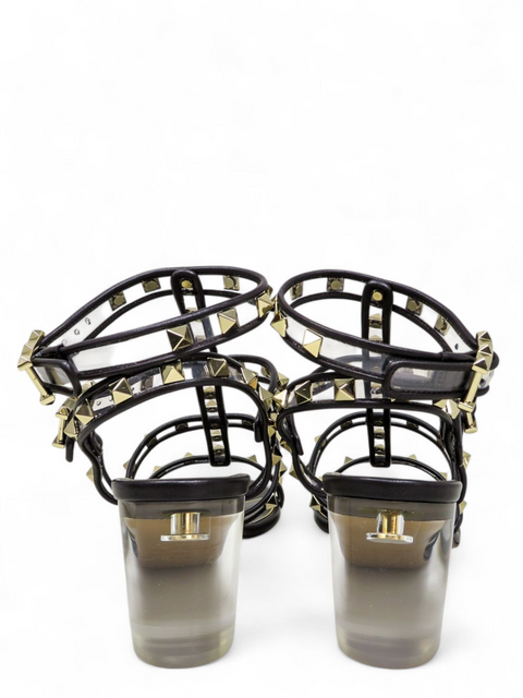 Sandalias "Rockstud Transparent"