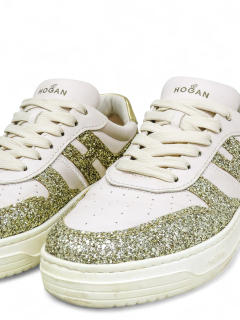 Tenis "H630 Ivory Gold"