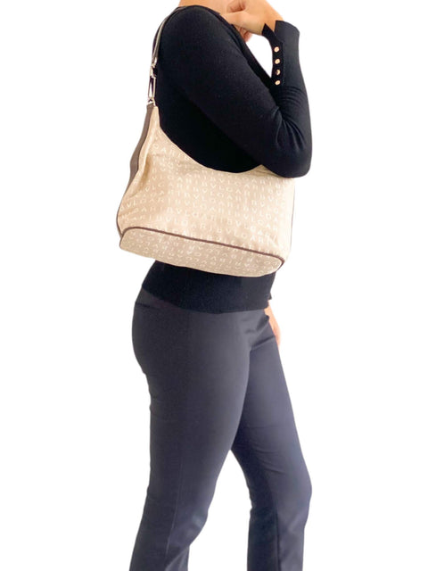 Bolso "Canvas leather Hobo"